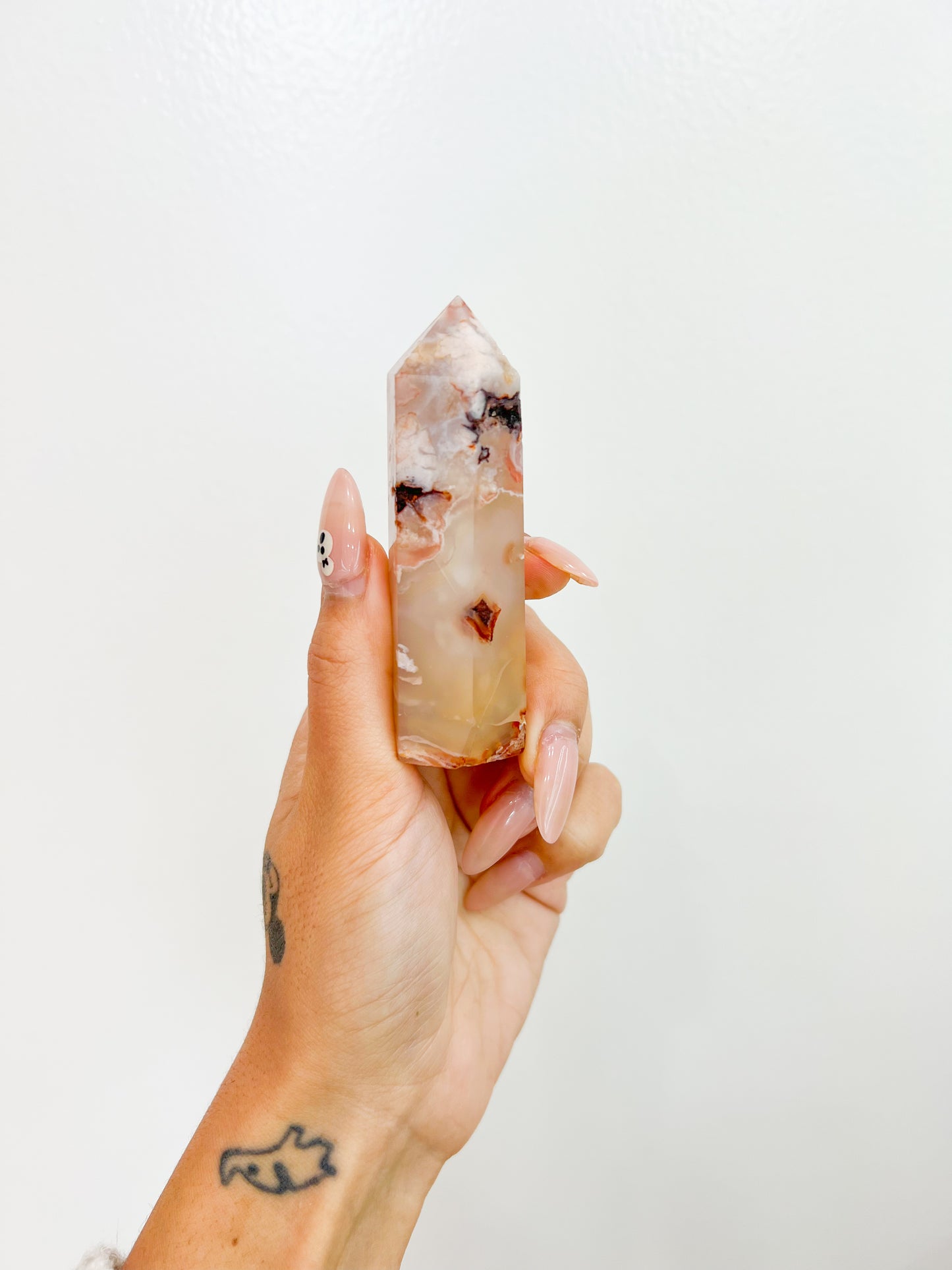 32 Carnelian Flower Agate Towers