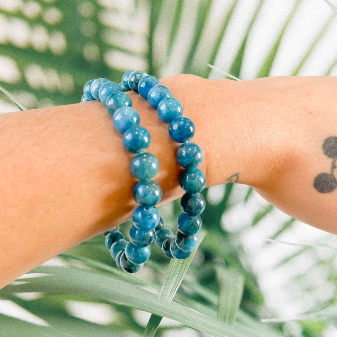 Blue Apatite Bracelet