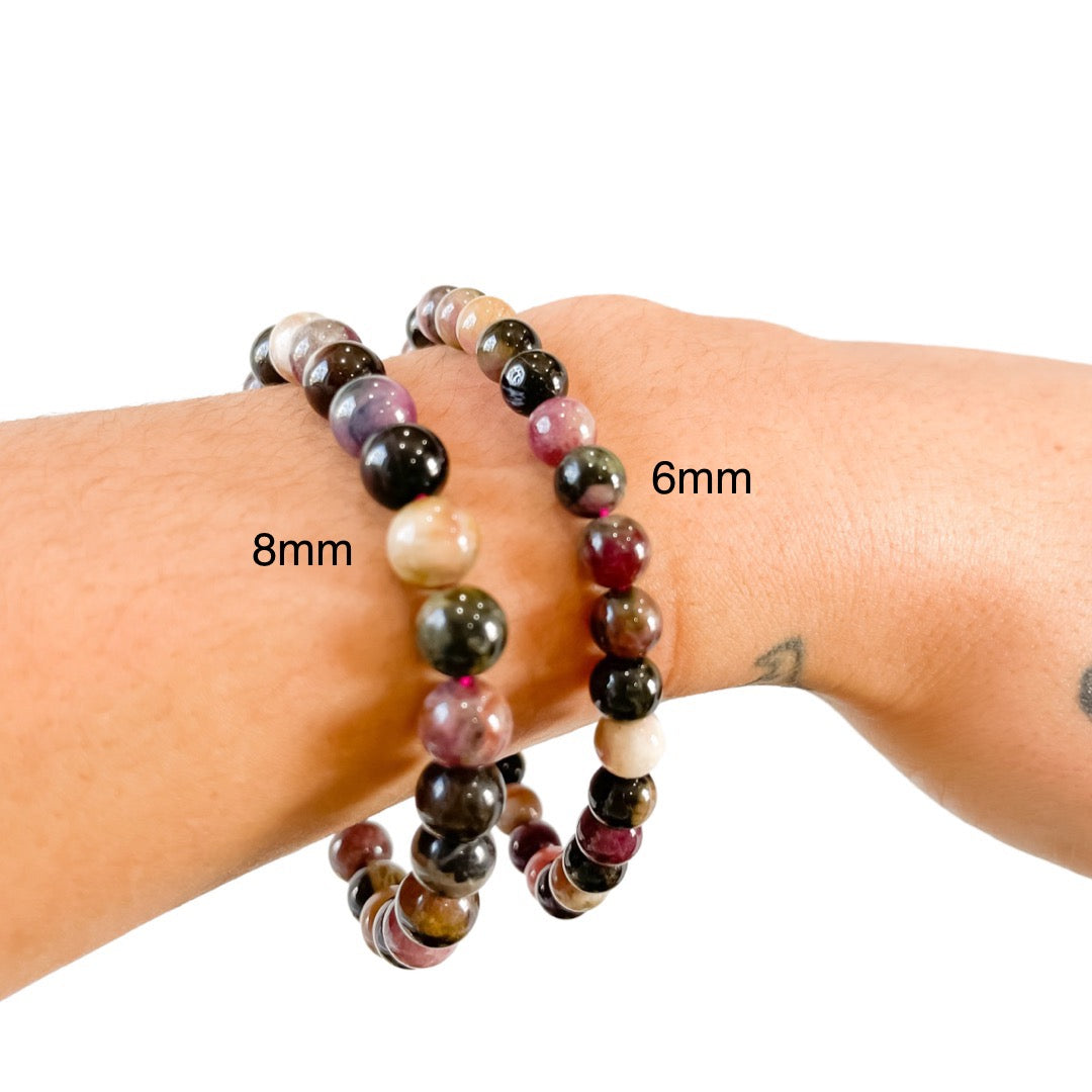 Watermelon Tourmaline Bracelet
