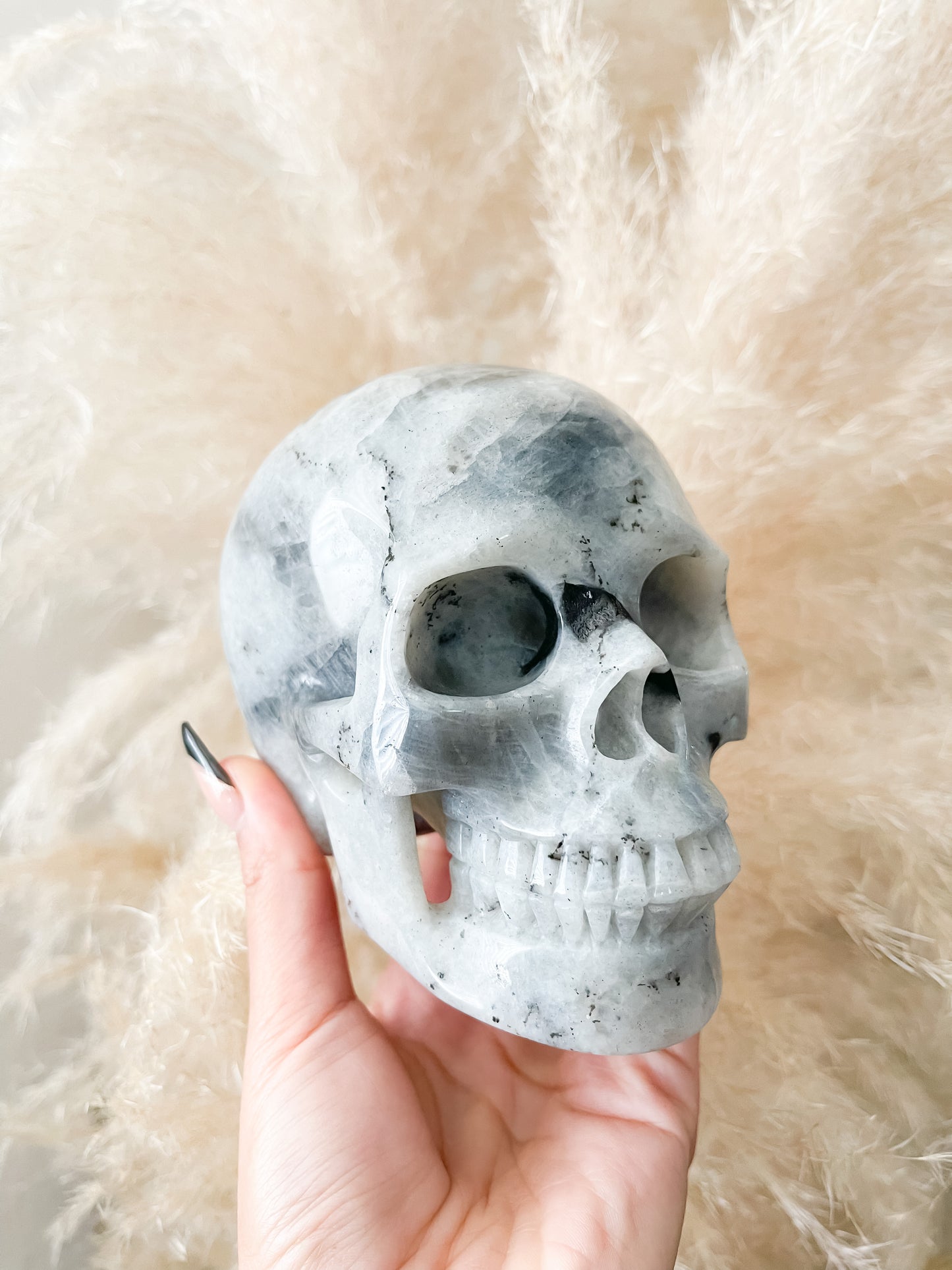 Labradorite Skull