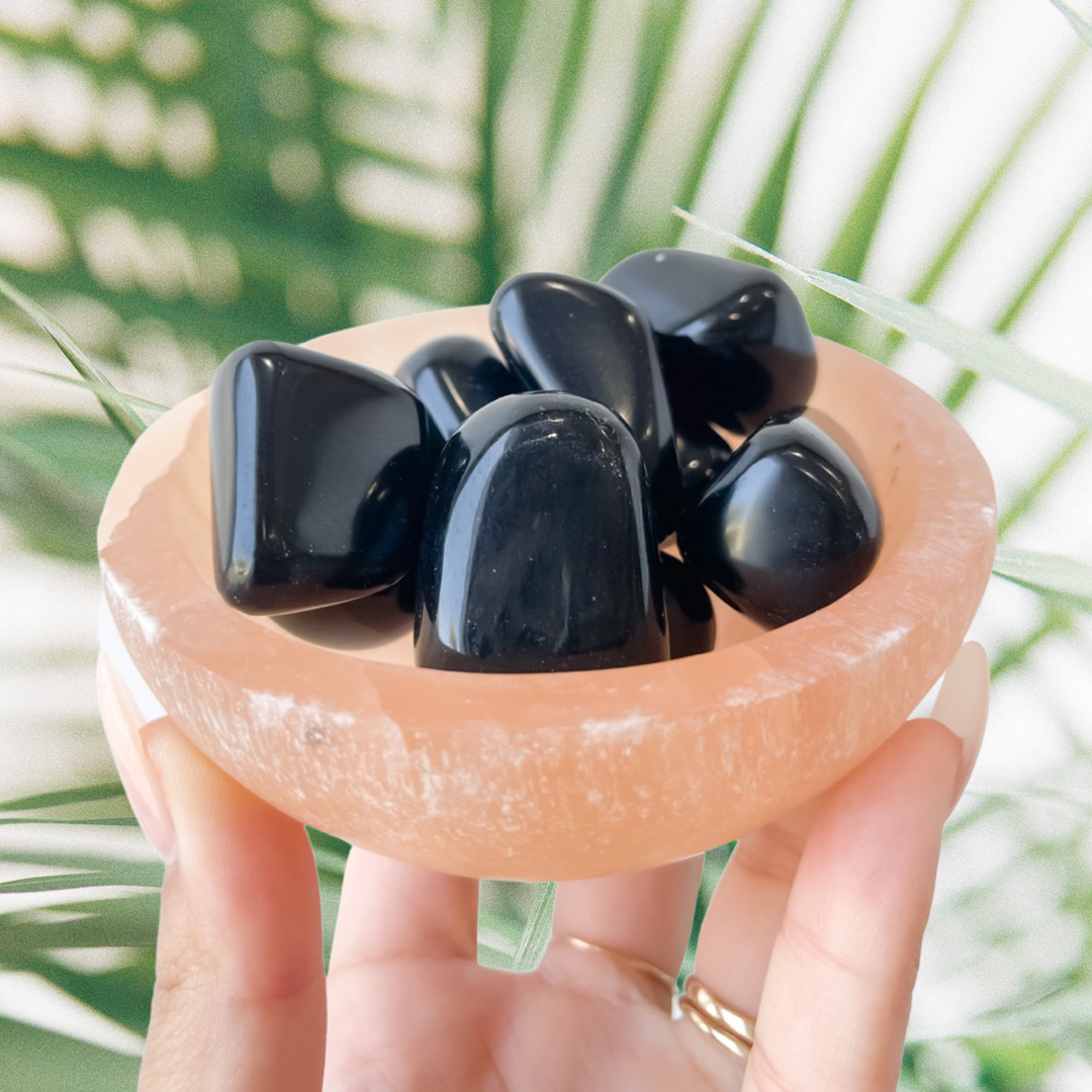 Silver Sheen Obsidian Tumble