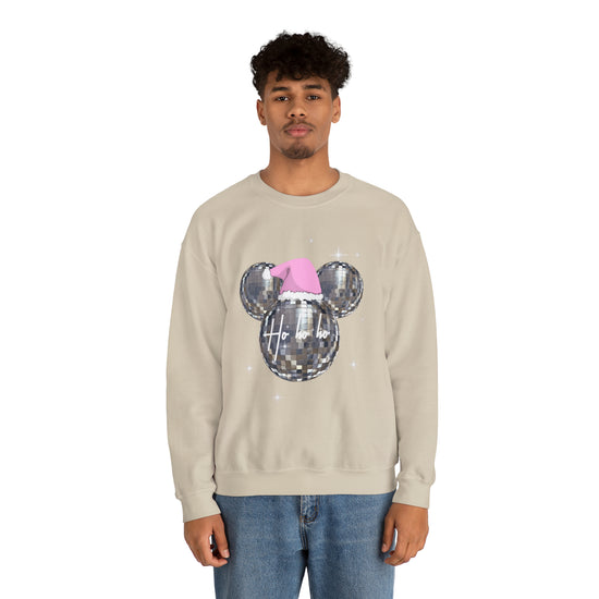 Ho ho ho Mickey Disco Crewneck Sweatshirt