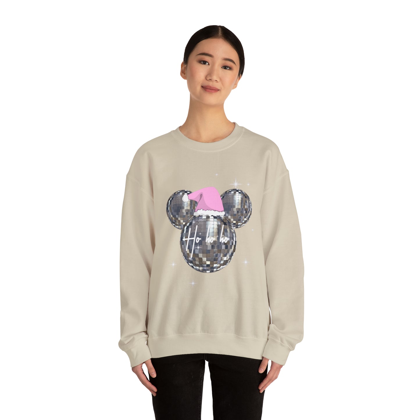 Ho ho ho Mickey Disco Crewneck Sweatshirt