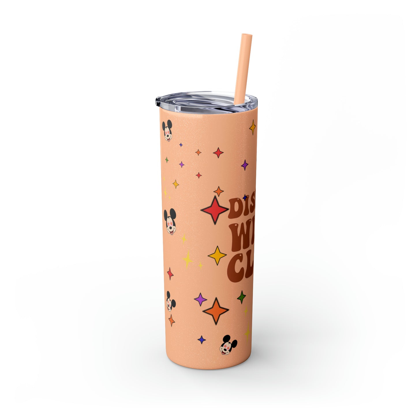 Load image into Gallery viewer, Disney Wife Club Skinny Tumbler with Straw, 20oz
