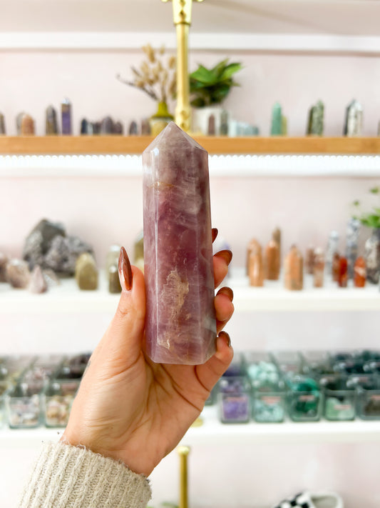 69 Purple Rose Quartz Towers