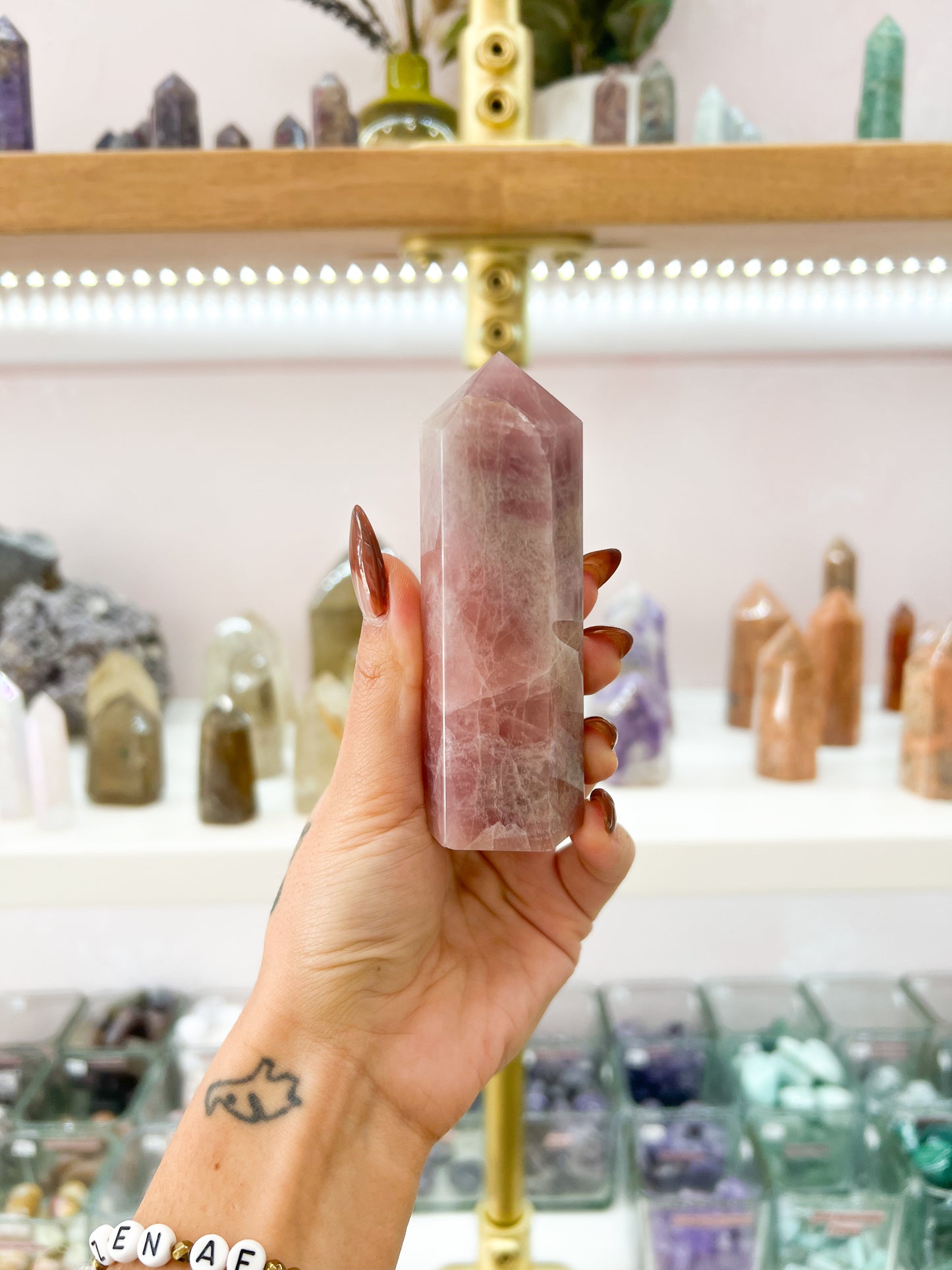 50 Purple Rose Quartz