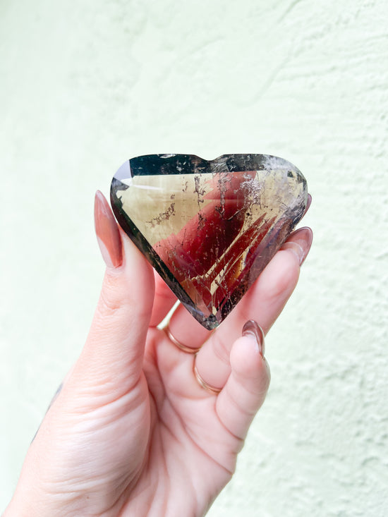 Smokey Quartz Heart