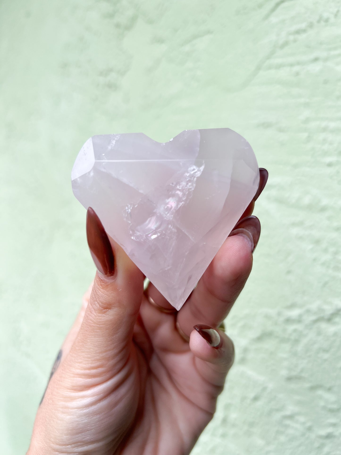 Rose Quartz Heart