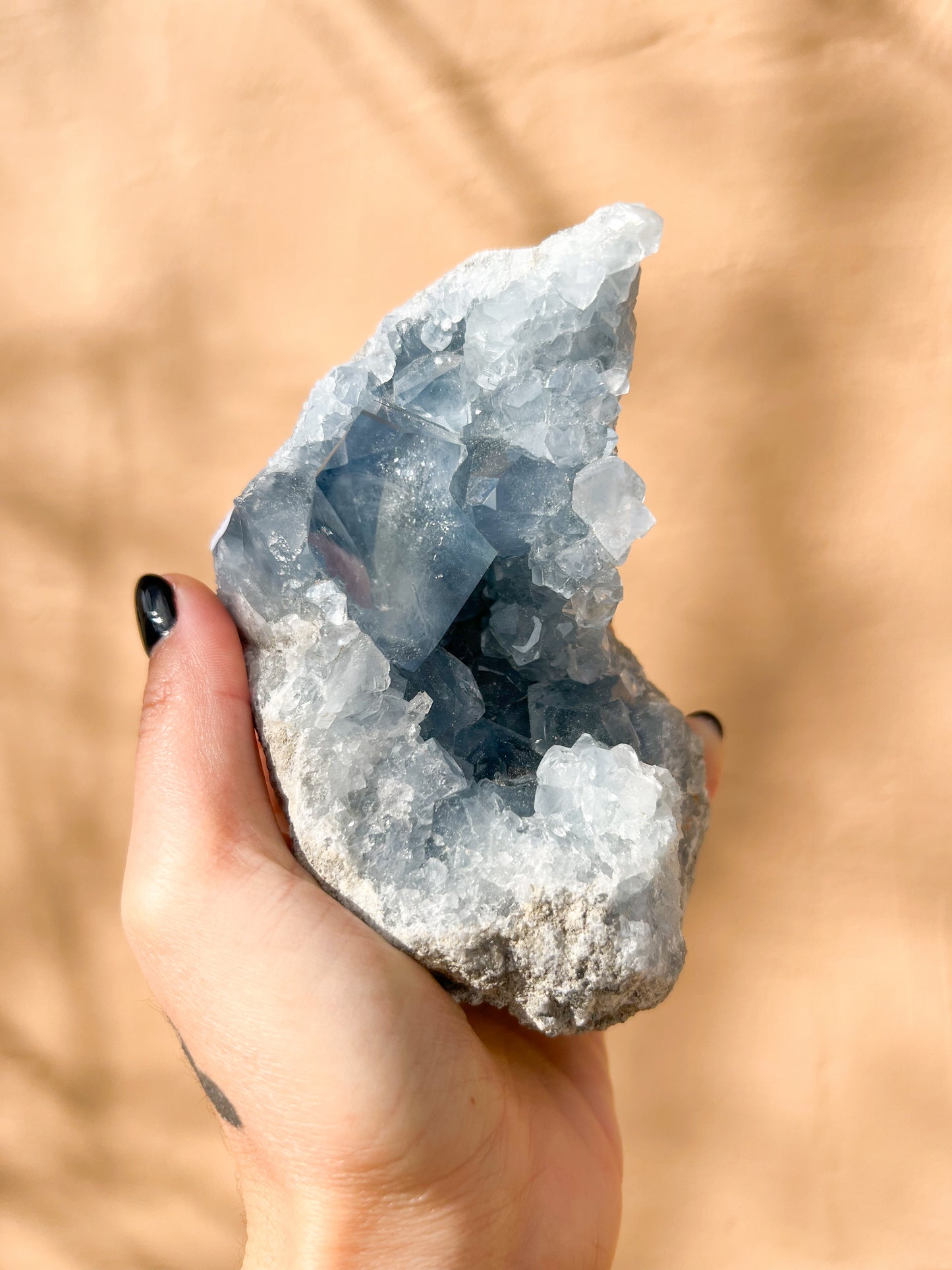 Load image into Gallery viewer, 57 Blue Celestite Cluster

