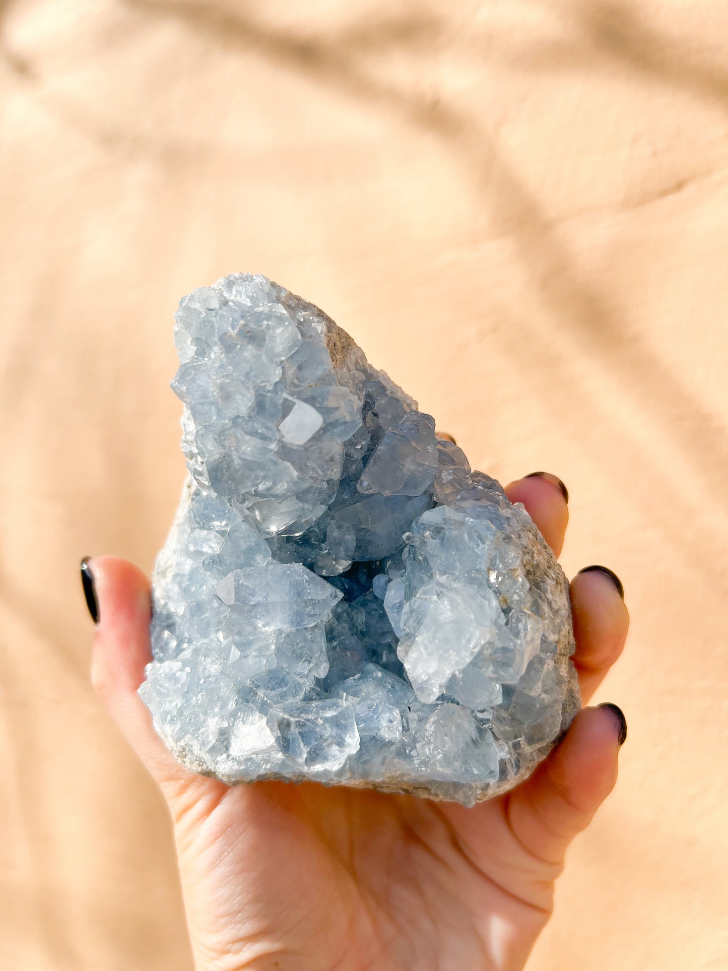 41 Blue Celestite Cluster