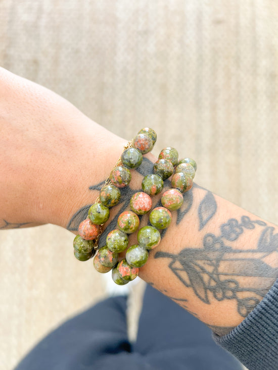 Unakite Bracelet