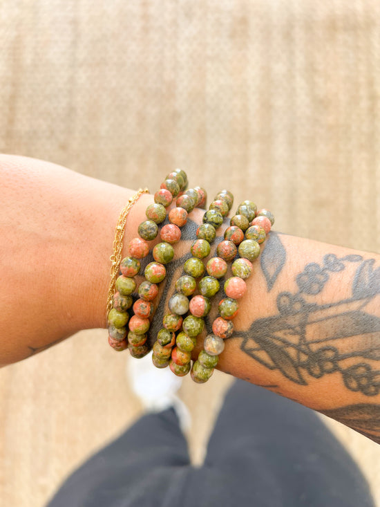 Unakite Bracelet