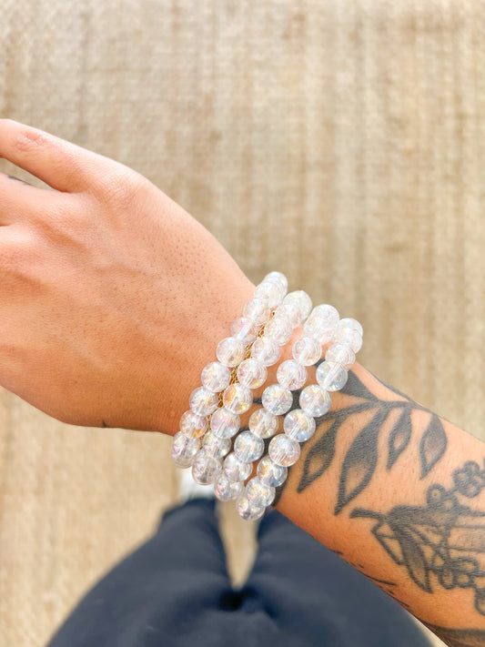 Angel Aura Crackle Quartz Bracelet