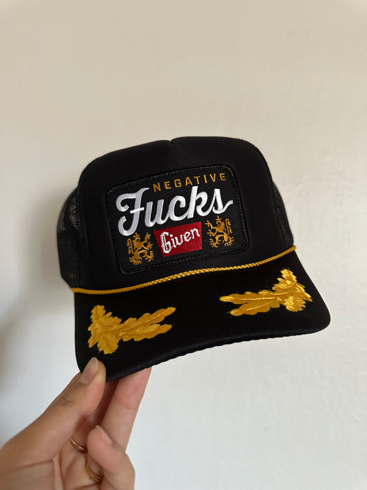 Negative F**ks Trucker Hat