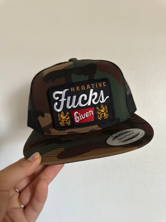 Negative F**ks Trucker Hat