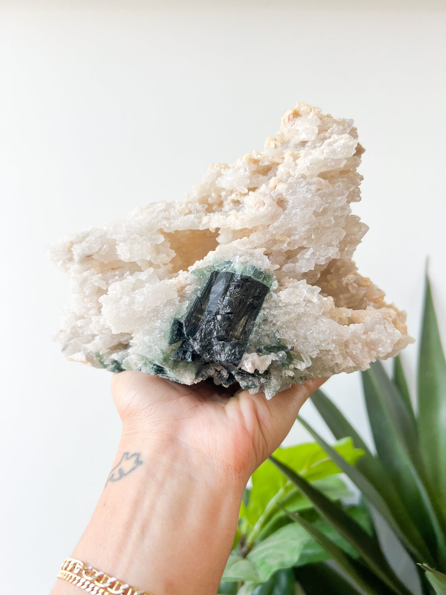 280 Blue Tourmaline in Quartz