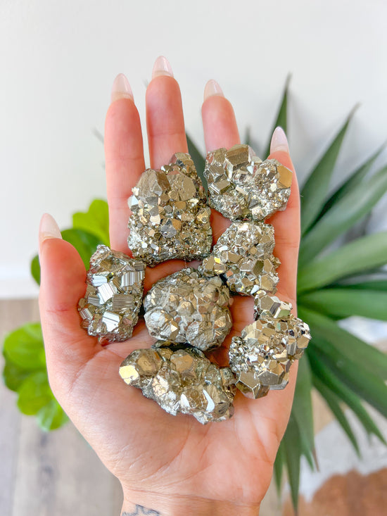 Small Pyrite Clusters