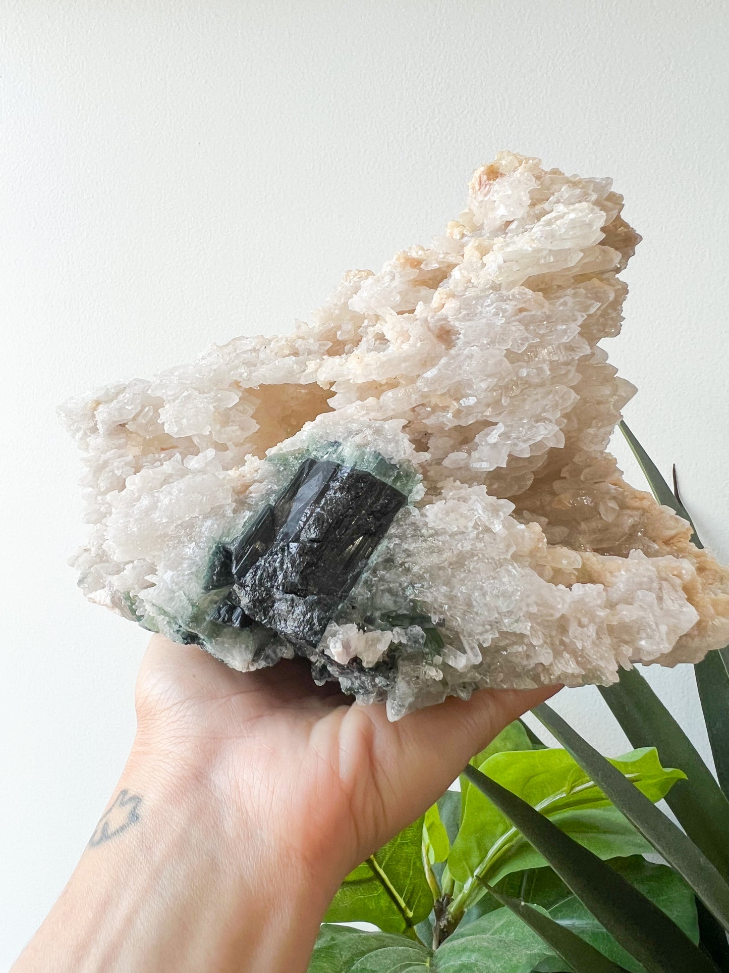 280 Blue Tourmaline in Quartz