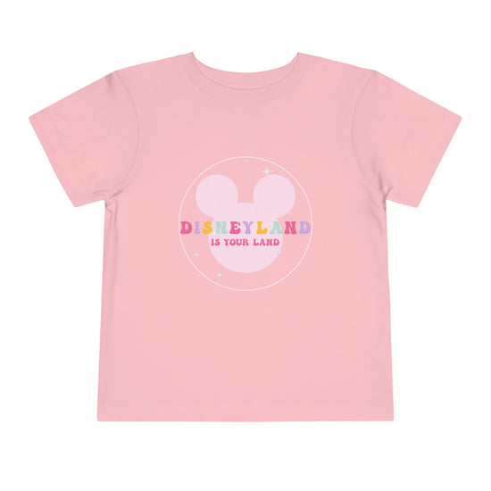 Toddler Disneyland is your land Short Sleeve Tee