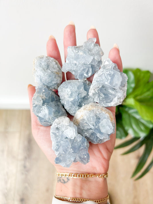 14 Celestite Cluster