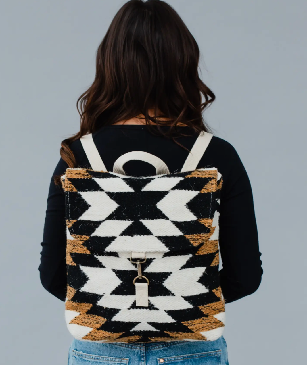 Tulum Aztec Brown and Black Back Pack