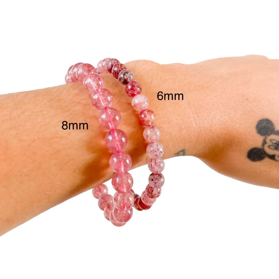 Strawberry Quartz Bracelet