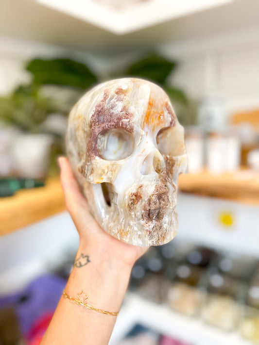 Agate Skull