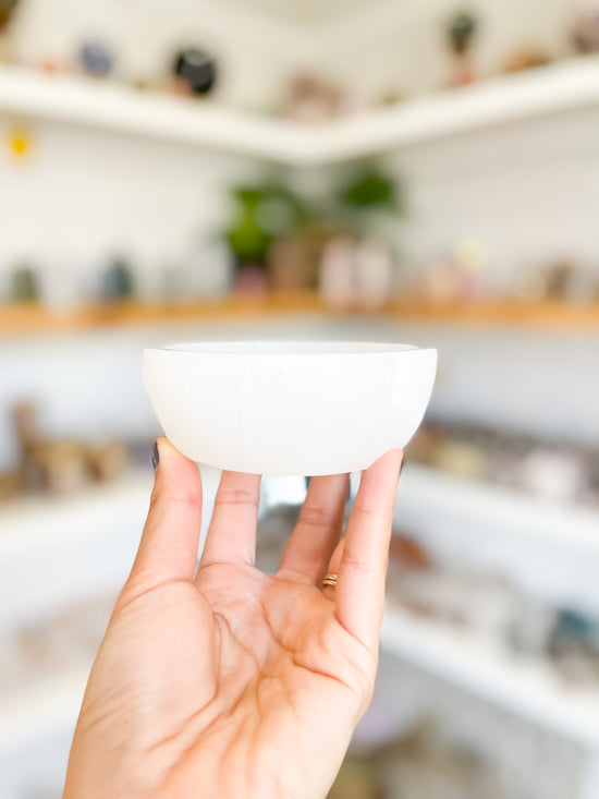 Satin Spar Bowl - Large