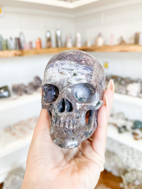 Load image into Gallery viewer, 485 Charoite Skull
