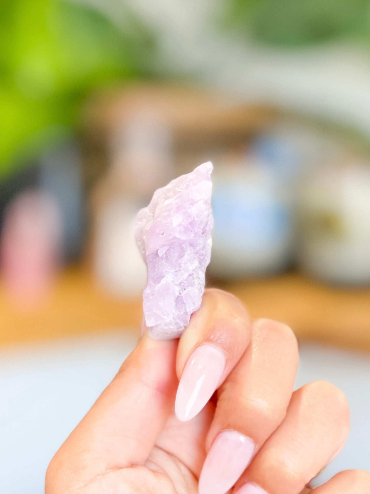 Raw Pink Kunzite