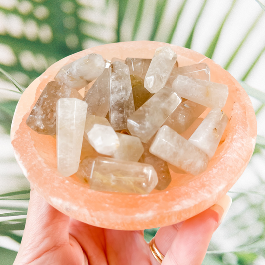 Mini Rutilated Quartz Tumbled Towers