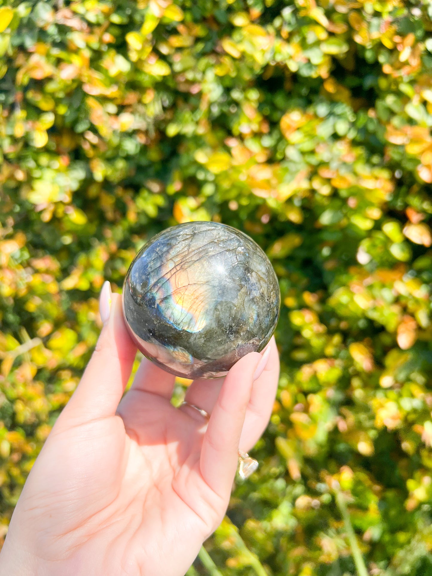 47 Labradorite Sphere