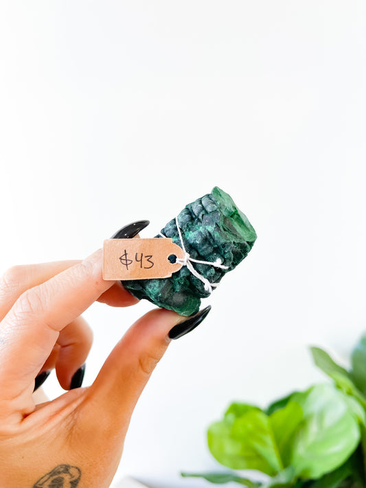 43 Raw Malachite