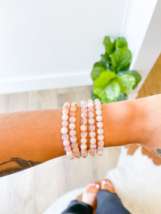 Flower Agate Bracelet