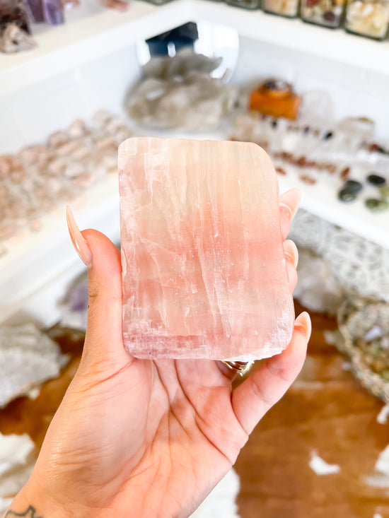 Load image into Gallery viewer, 25 Watermelon Calcite Slab
