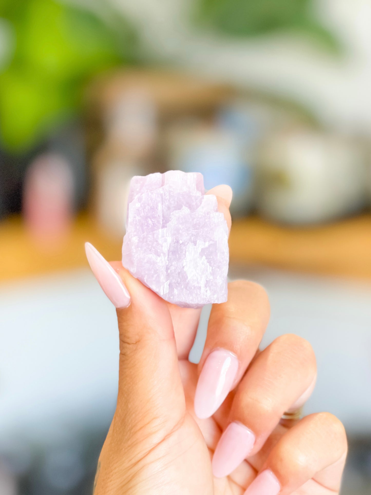 Raw Pink Kunzite