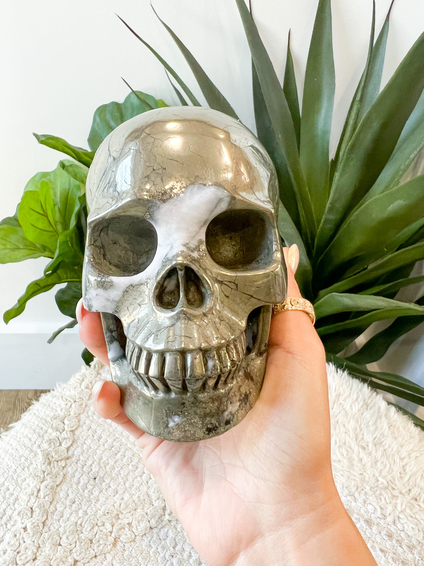 315 Pyrite Skull