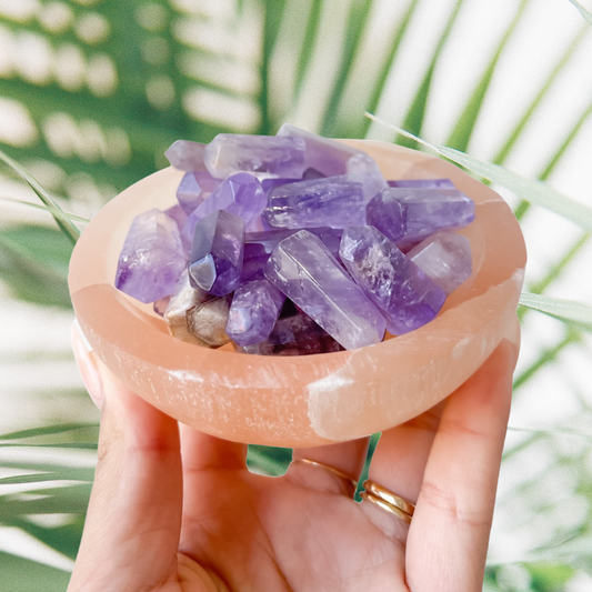 Mini Amethyst Tumbled Towers