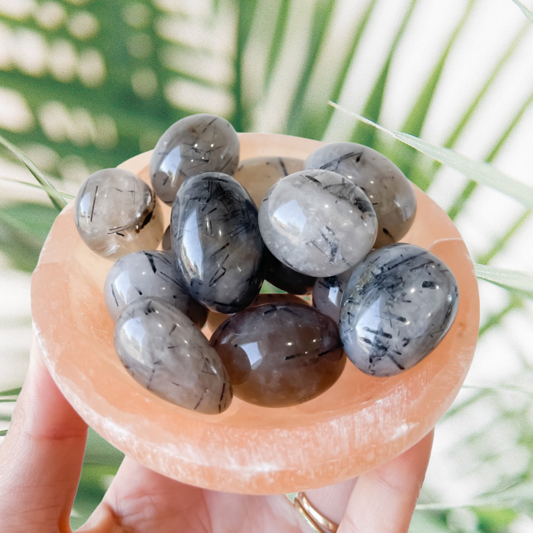 Tourmalated Quartz Tumble