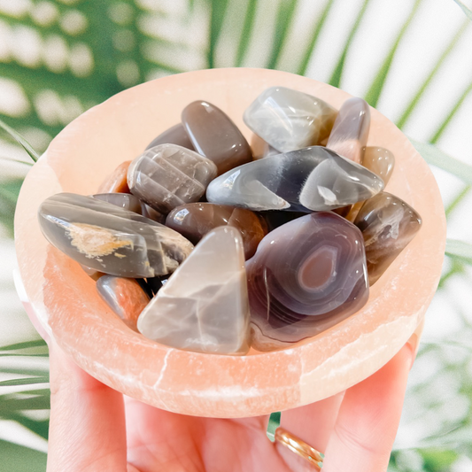 Black Moonstone Tumble